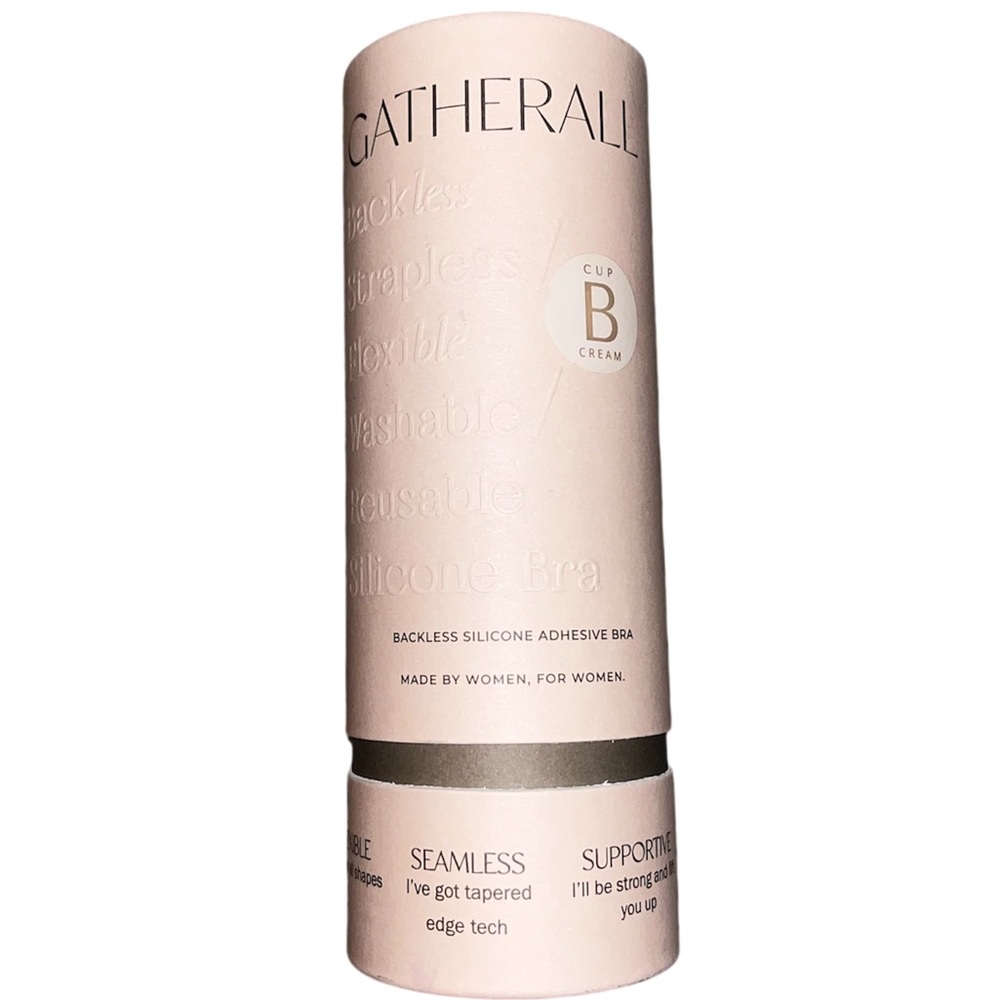 B Cup Backless Silicone Adhesive Gatherall Bra